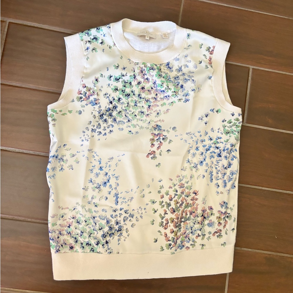 Ted Baker London Sleeveless Sweater Sz 2/S
